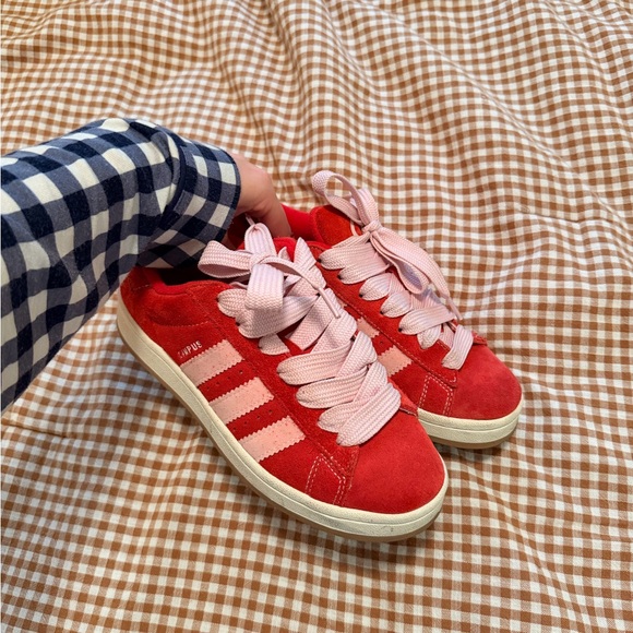 Adidas Women's Red and Pink Campus - Picture 2 of 5